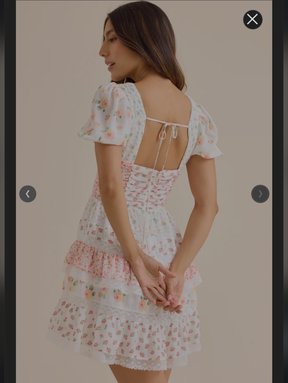 NWT Altar'd State Adley Mini Floral Dress - Picture 2 of 4